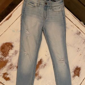 Hollister stretchy skinny jeans.